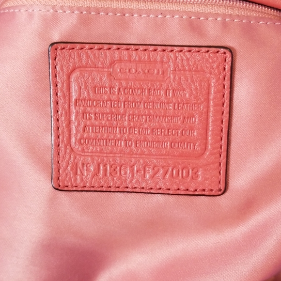 Coach salmon bag - Picture 3 of 3